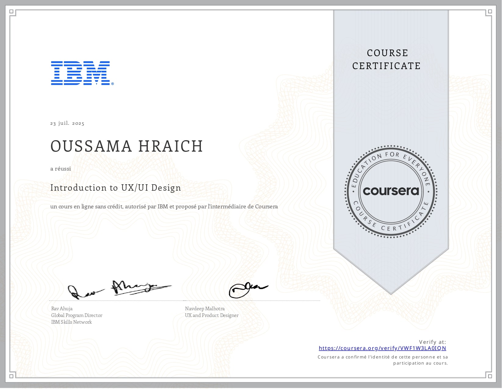 Certification 12