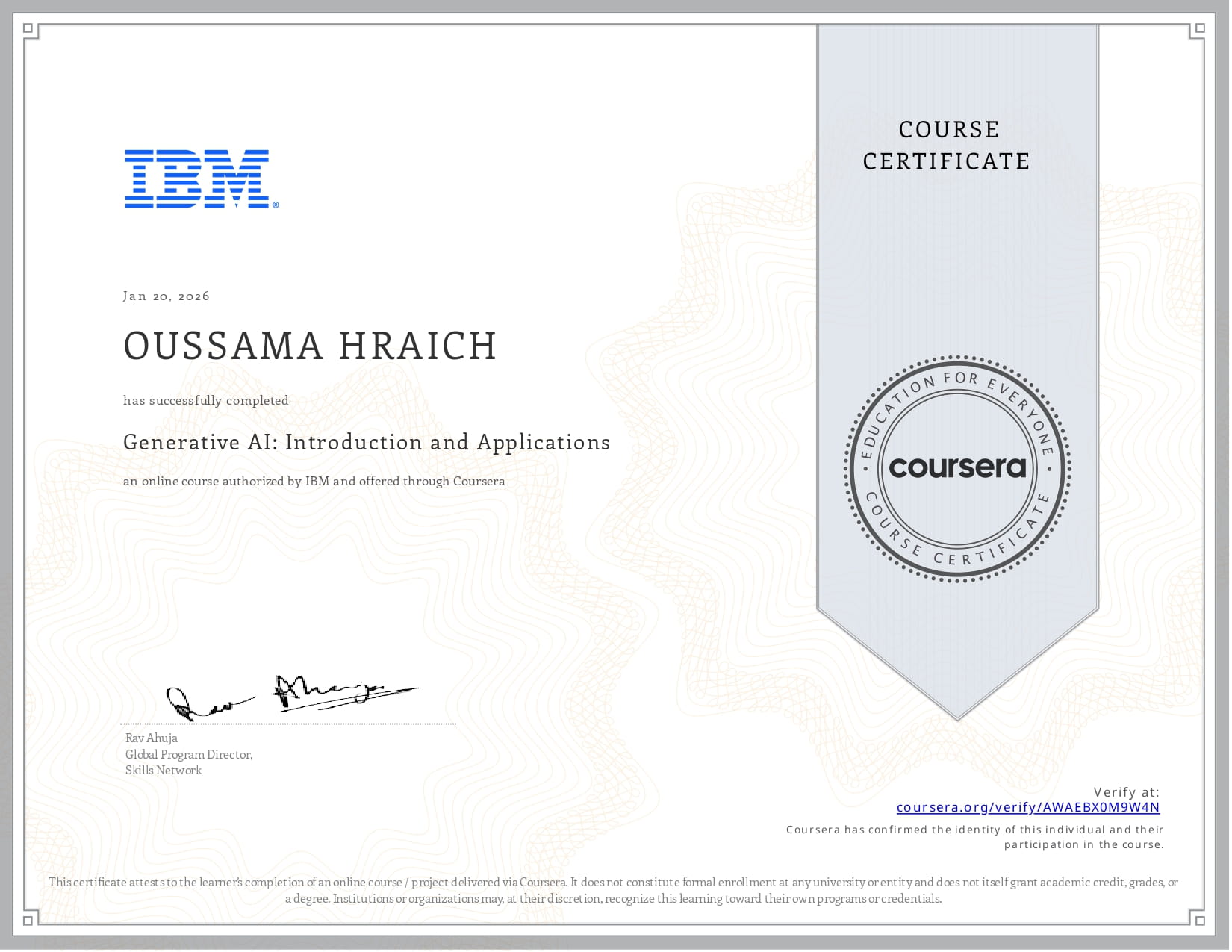 Certification 13