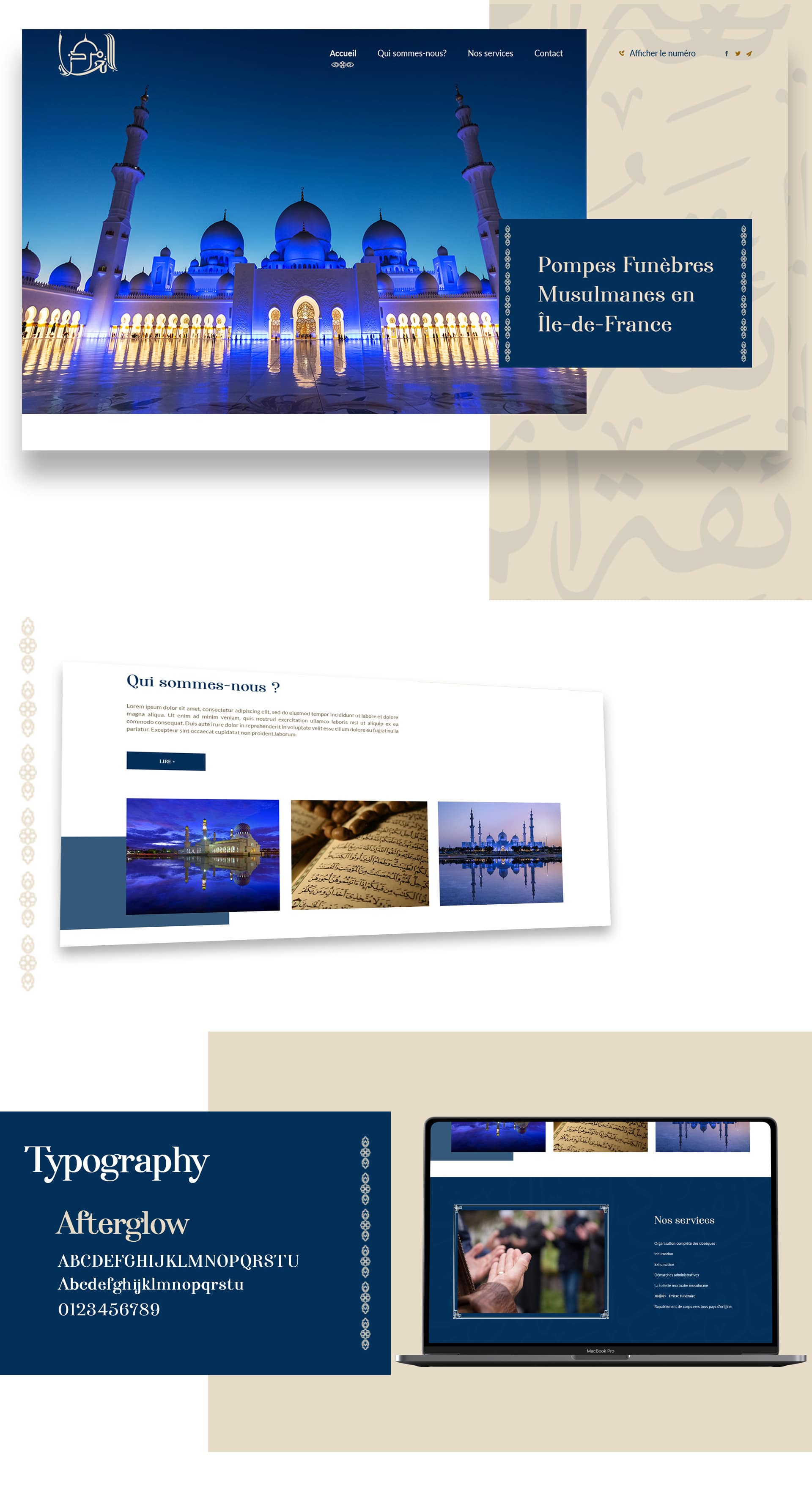 maquette pompes funebres